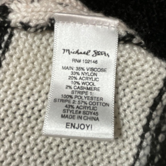 ANTHROPOLOGIE MICHAEL STARS Mixed Media Duster Cardigan w/ Wool & Cashmere Sz S - Picture 8 of 10